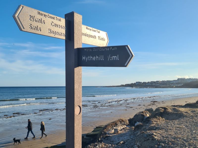 Lossiemouth Signpost